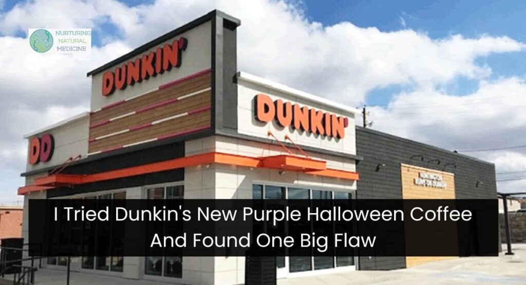 I Tried Dunkin's New Purple Halloween Coffee And Found One Big Flaw